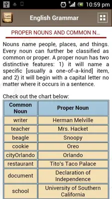 English Grammar Book android App screenshot 2